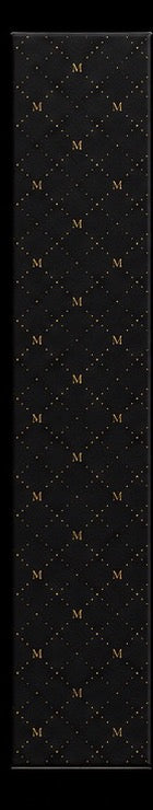 Gold monogram pattern sleeve