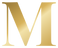 Maison de Mansour — gold M monogram